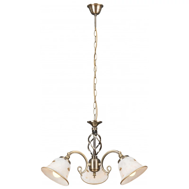 Rábalux Art flower 7173 csillár fehér alabástrom üveg fém E14 3x MAX 40 E14 3 db IP20