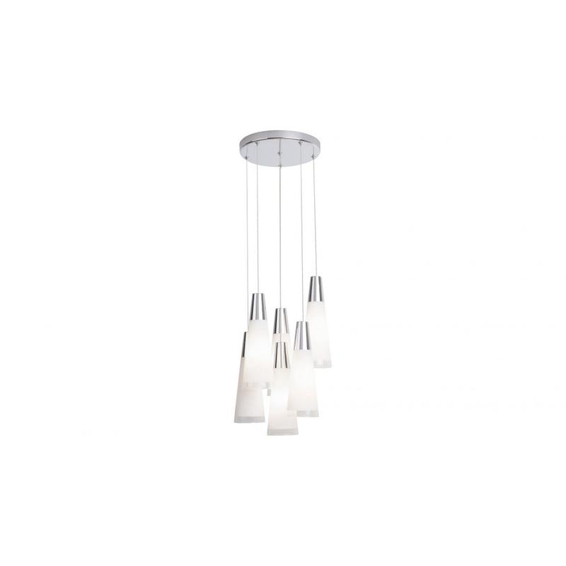 Rábalux Camille 7608 többágú függeszték króm fém E14 6x MAX 40 E14 IP20