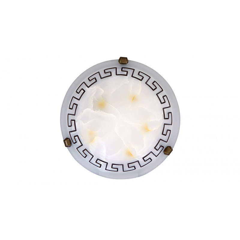 Rábalux Etrusco 7648 ufó lámpa fehér alabástrom üveg fém E27 1x MAX 60 E27 IP20