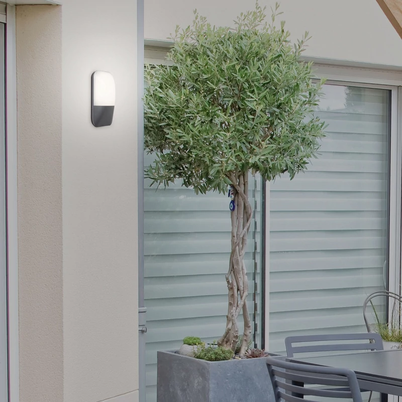 Rábalux Ecuador 7996 kültéri fali led lámpa antracit fém LED 10 800 lm 4000 K IP65 A+