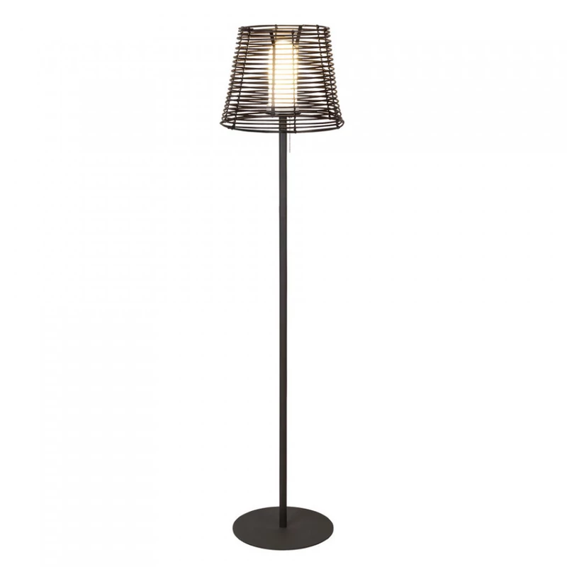 Rábalux Knoxville 8650 kültéri állólámpa fekete fém 1 x E27 max. 18W E27 IP44
