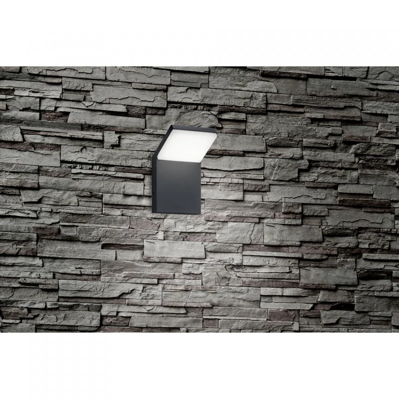 Trio PEARL 221160142 kültéri fali led lámpa antracit alumínium incl. 1 x SMD, 9W, 3000K, 900Lm 900 lm 3000 K IP54 A