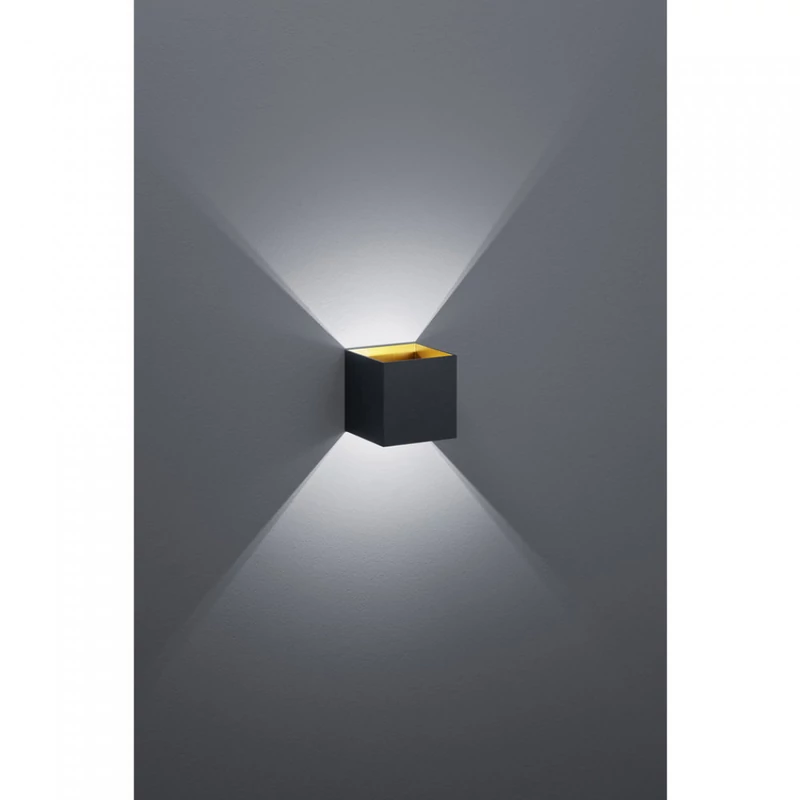 Trio LOUIS 223310132 fali lámpa arany fém incl. 1 x SMD, 4,3W, 3000K, 430Lm 430 lm 3000 K IP20 A+