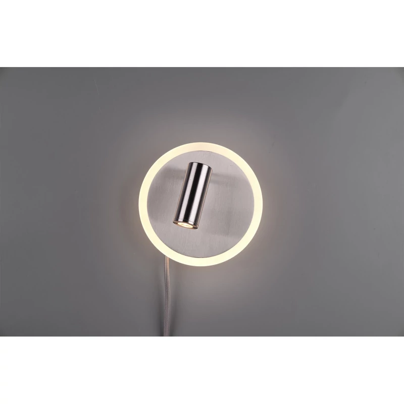 Trio JORDAN 229210207 fali olvasólámpa incl. 1x5W + 1x2W LED/ 3000K/ 550Lm+200Lm