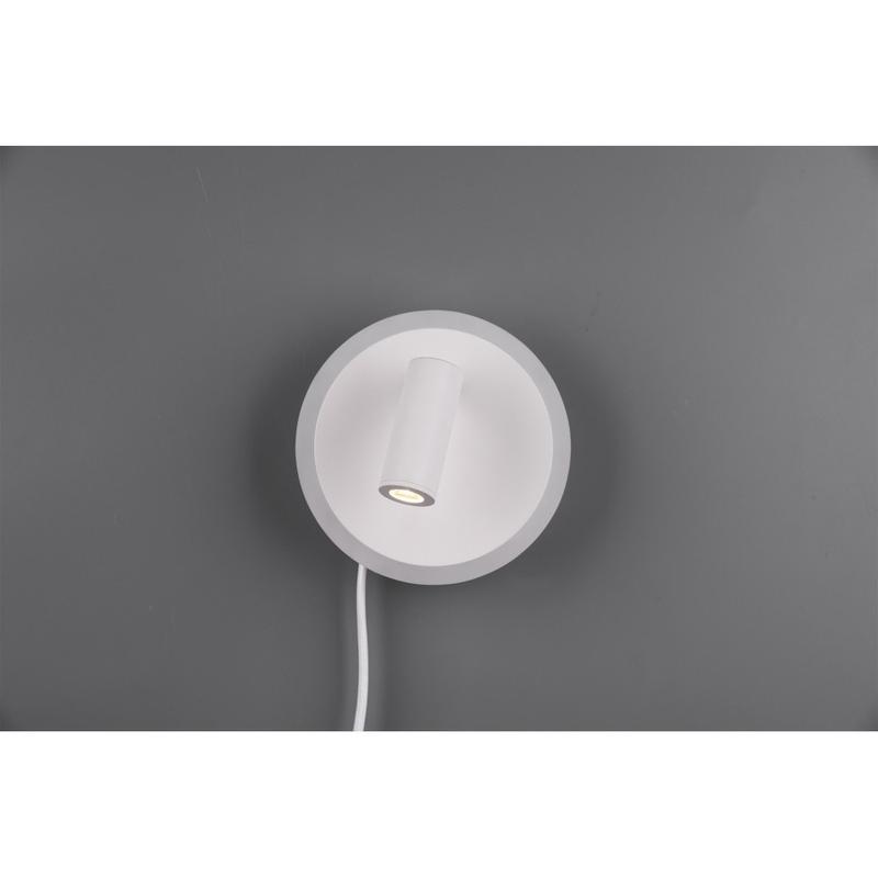 Trio JORDAN 229210231 fali olvasólámpa incl. 1x5W + 1x2W LED/ 3000K/ 550Lm+200Lm