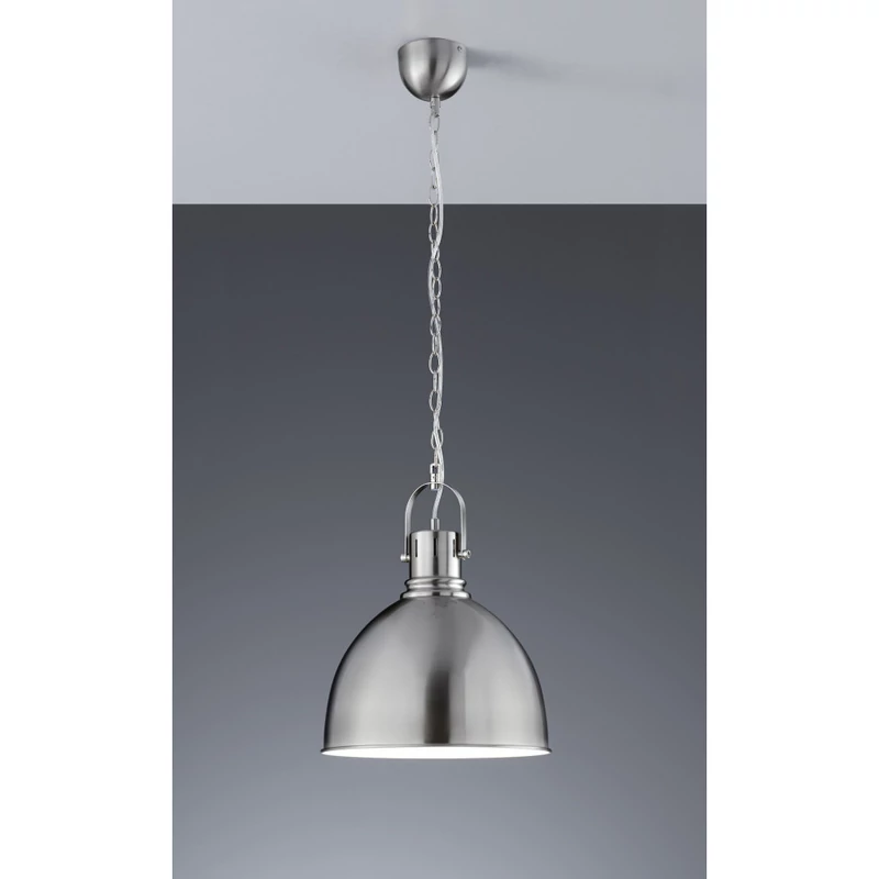 Trio JASPER 300500107 egyágú függeszték nikkel fém excl. 1 x E27, max. 60W E27 625 lm 2700 K IP20