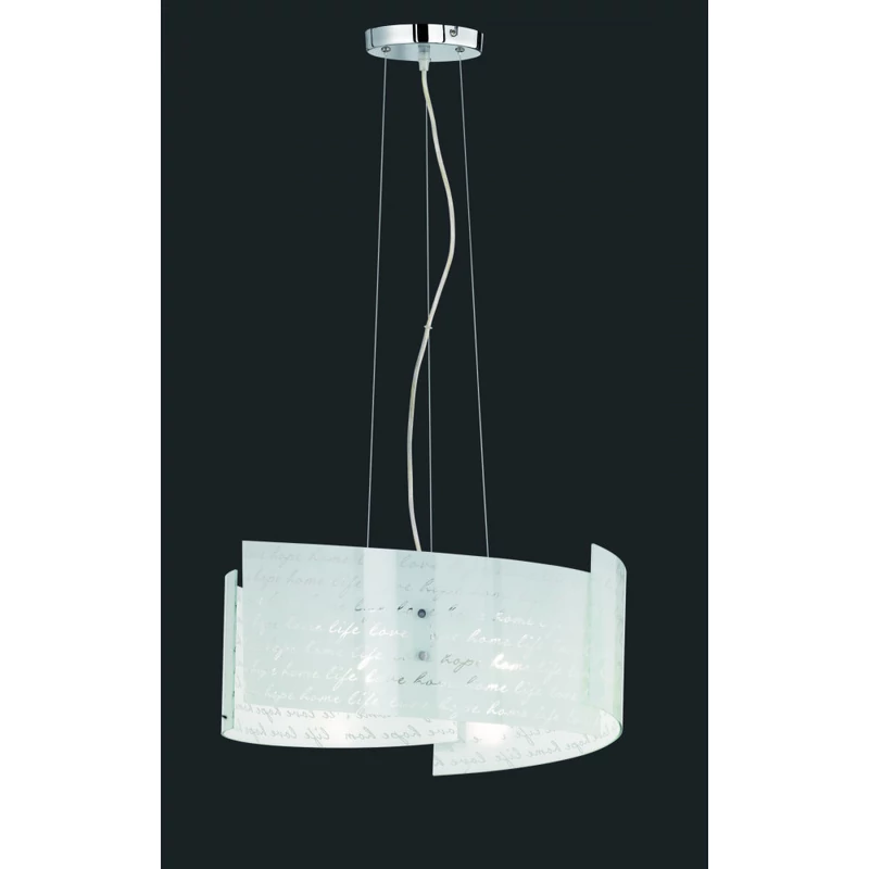 Trio SIGNA 302500301 függeszték króm fém excl. 3 x E27, max. 40W E27 IP20