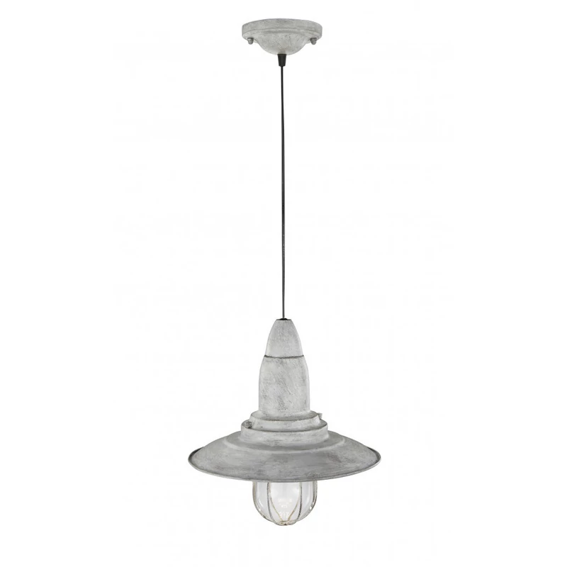 Trio FISHERMAN 304500161 egyágú függeszték antik szürke fém excl. 1 x E27, max. 28W E27 IP20