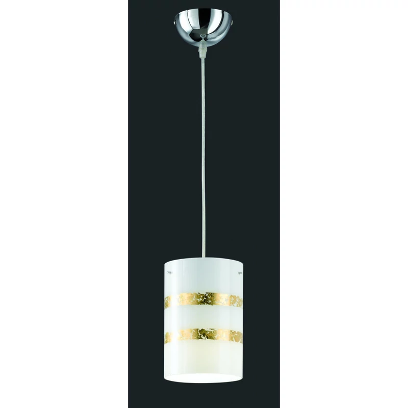 Trio NIKOSIA 308700179 egyágú függeszték króm fém excl. 1 x E27, max. 40W E27 IP20