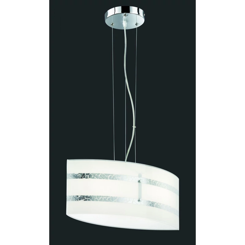 Trio NIKOSIA 308700289 egyágú függeszték króm fém excl. 2 x E27, max. 40W E27 IP20