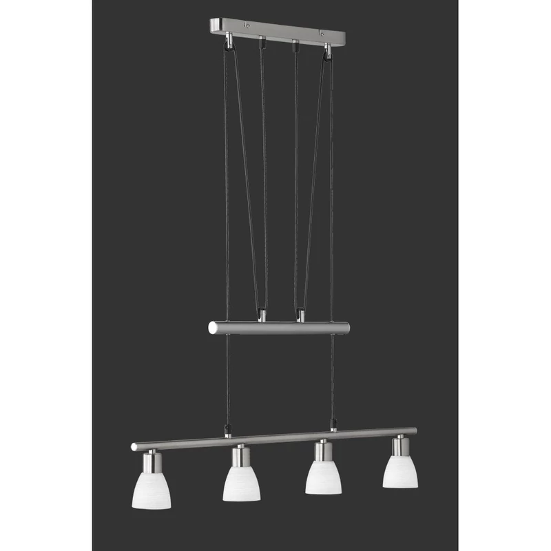 Trio CARICO 371510407 led függeszték matt nikkel fém incl. 4 x G9, 3,5W, 3000K, 300Lm G9 300 lm 3000 K IP20