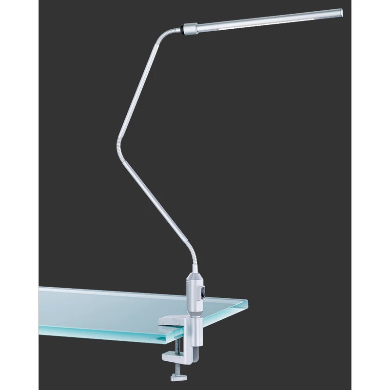 Trio VARIO 522520187 csiptetős asztali lámpa titán fém incl. 1 x SMD, 3,6W, 3000K, 200Lm 200 lm 3000 K IP20 A