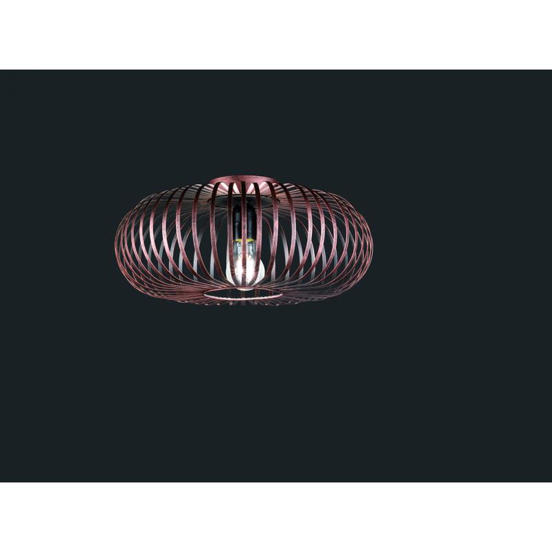 Trio JOHANN 606900162 mennyezeti lámpa antik réz fém excl. 1 x E27, max. 60W E27 IP20