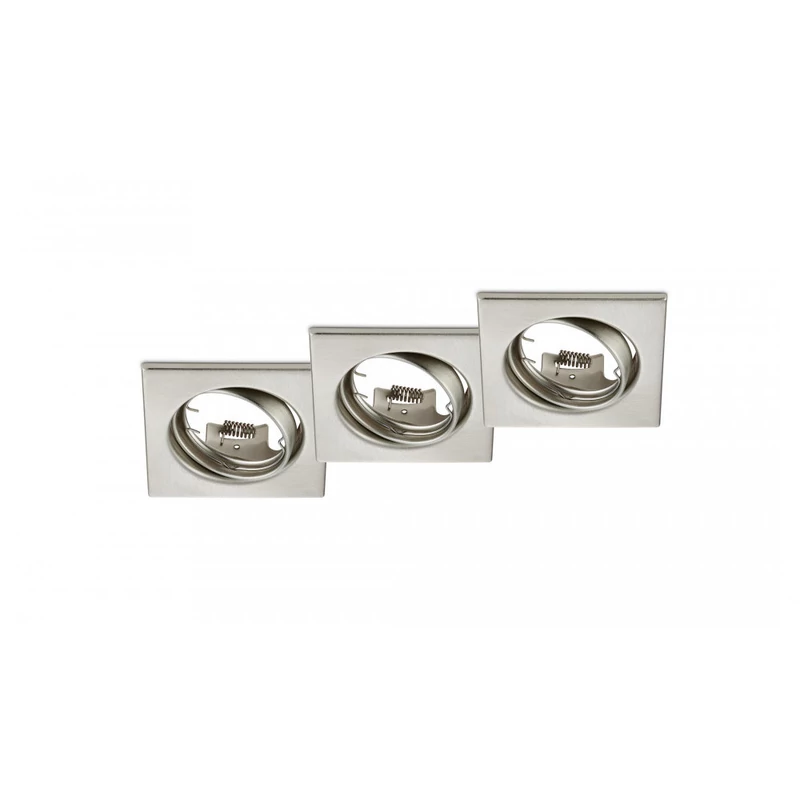 Trio JURA 650000307 spot lámpa keret matt nikkel fém excl. 3 x GU10, max. 15W GU10 IP20