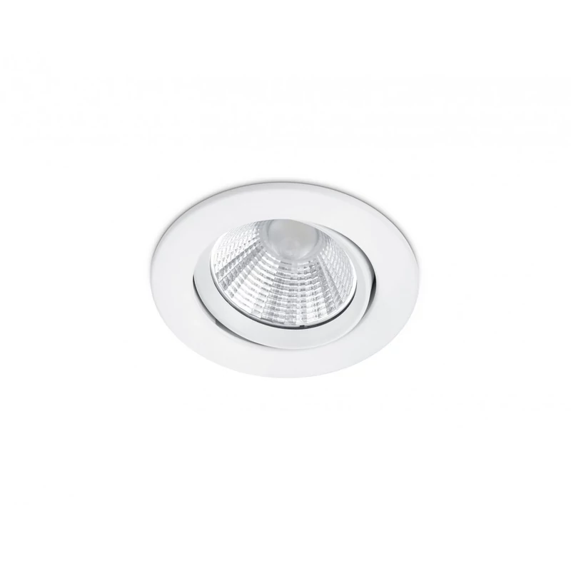 Trio PAMIR 650510131 álmennyezetbe építhető lámpa matt fehér fém incl. 1 x SMD, 5,5W, 3000K, 345Lm SMD 345 lm IP23 A