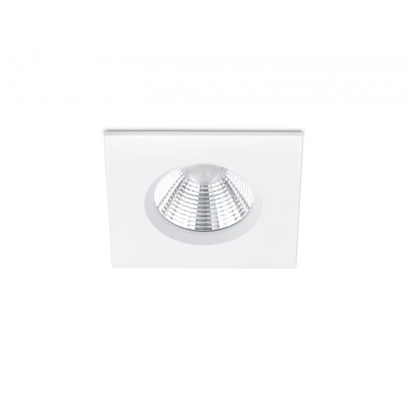 Trio ZAGROS 650610131 álmennyezetbe építhető lámpa matt fehér fém incl. 1 x SMD, 5,5W, 3000K, 345Lm SMD 345 lm IP65 A