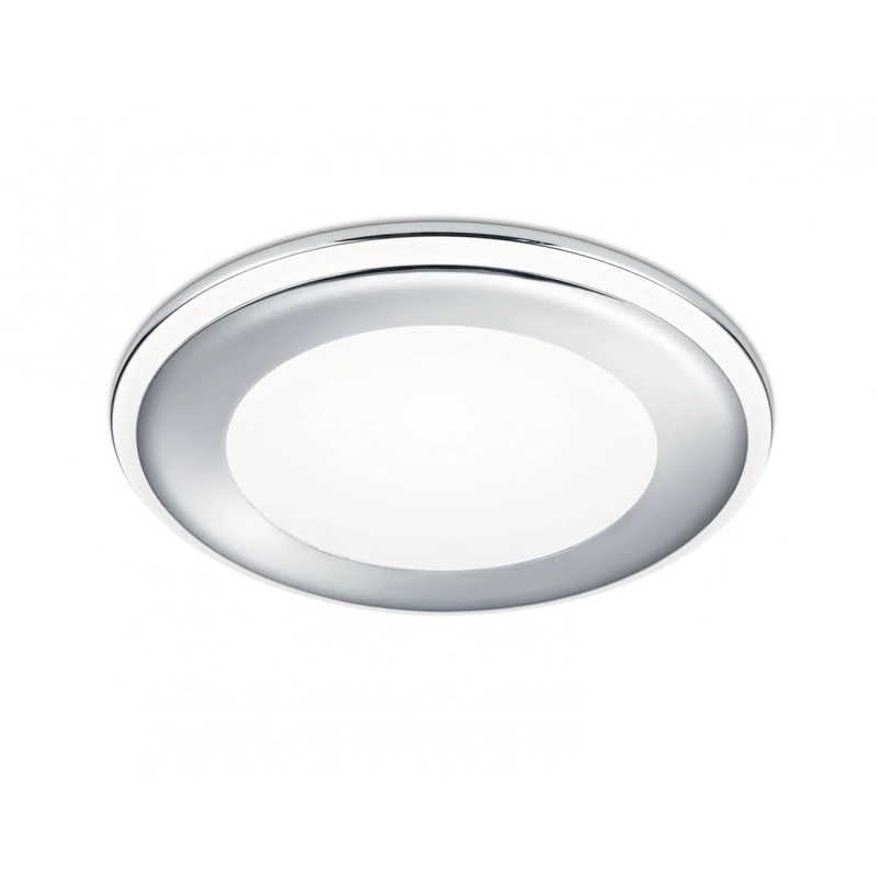 Trio Aura 652410106 süllyesztett lámpa króm műanyag incl. 1 x 12,5W LED/ 3000K/ 900Lm SMD 1040 lm 3000 K IP20 A+