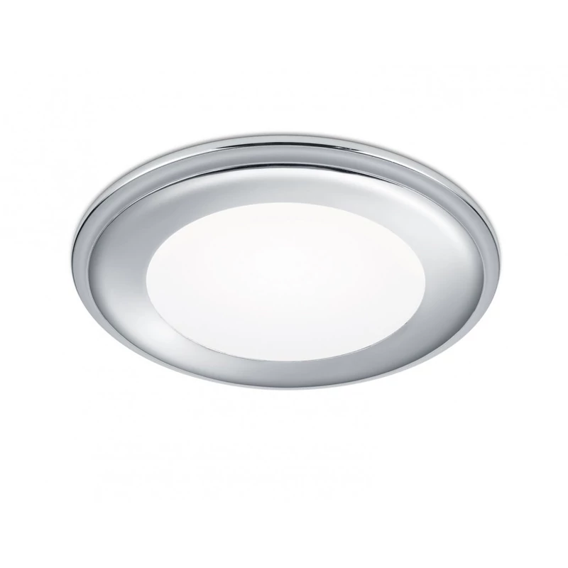 Trio Aura 652410106 süllyesztett lámpa króm műanyag incl. 1 x 12,5W LED/ 3000K/ 900Lm SMD 1040 lm 3000 K IP20 A+