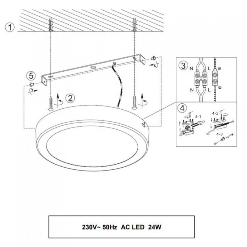 Trio CENTO 657012401 mennyezeti lámpa fehér fém incl. 1 x SMD, 24W, 3000K, 1900Lm 1900 lm 3000 K IP20 A