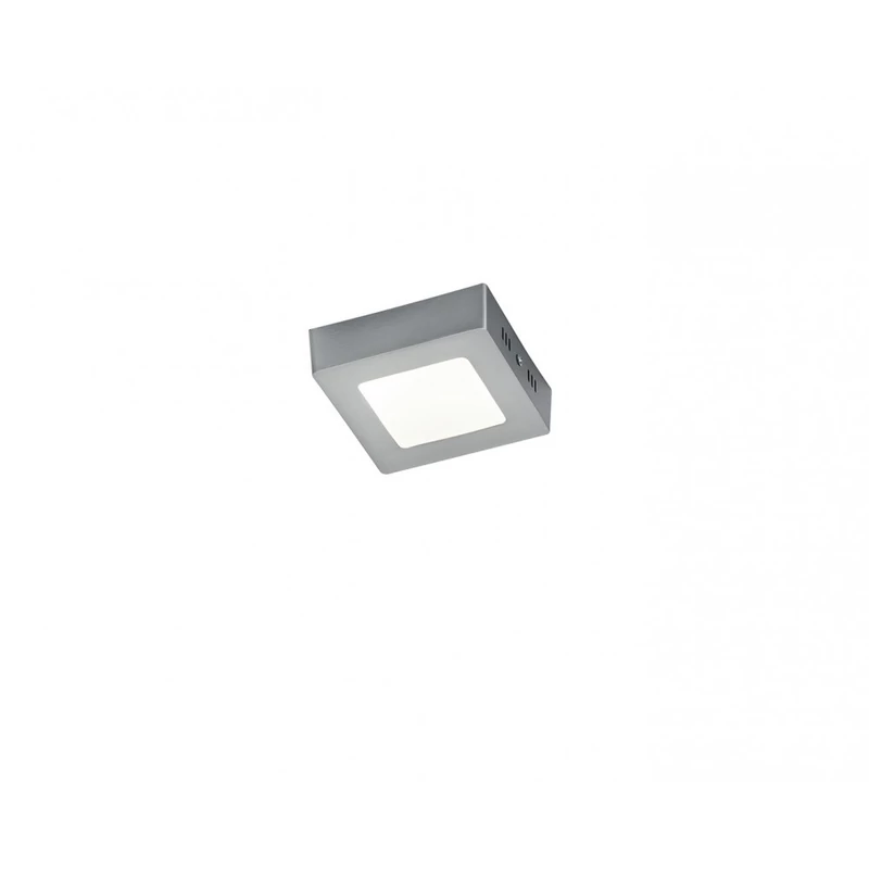 Trio ZEUS 657110607 álmennyezetbe építhető lámpa matt nikkel alumínium incl. 1 x SMD, 5,5W, 3000K, 450Lm 700 lm 3000 K IP20 A++