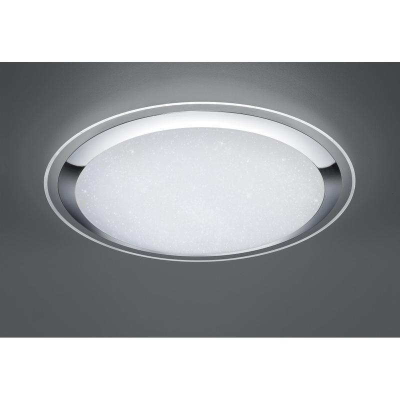 Trio MIKO 675610106 ufó lámpa fehér műanyag incl. 1 x SMD, 95W, 3000 - 5500K, 9600Lm 9600 lm 3000 K IP20 A+