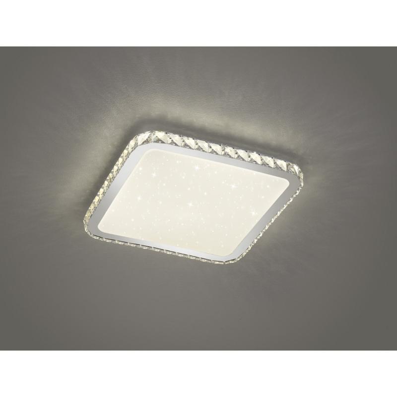 Trio SAPPORO 677610106 mennyezeti lámpa fehér műanyag incl. 1 x SMD, 30W, 3000 - 5500K, 2100Lm SMD 2100 lm IP20 A