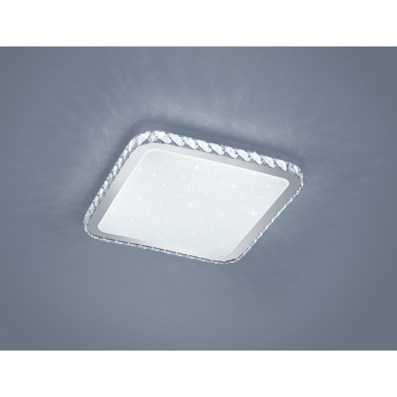 Trio SAPPORO 677610106 mennyezeti lámpa fehér műanyag incl. 1 x SMD, 30W, 3000 - 5500K, 2100Lm SMD 2100 lm IP20 A