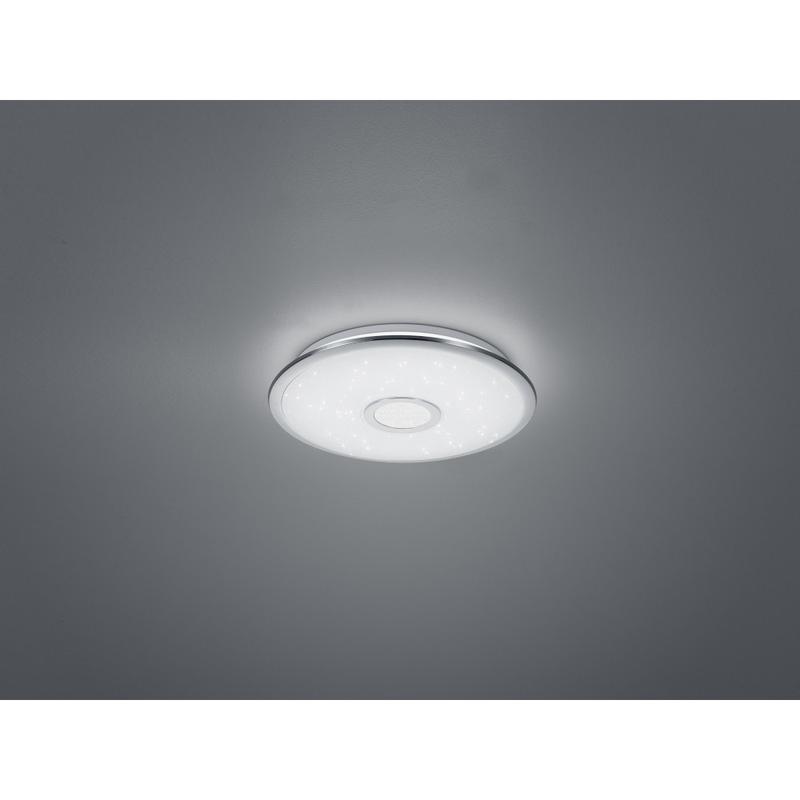 Trio OSAKA 678713006 mennyezeti lámpa króm műanyag incl. 1 x SMD, 30W, 3000 - 5500K, 3100Lm SMD 3100 lm 3000 K IP20 A+