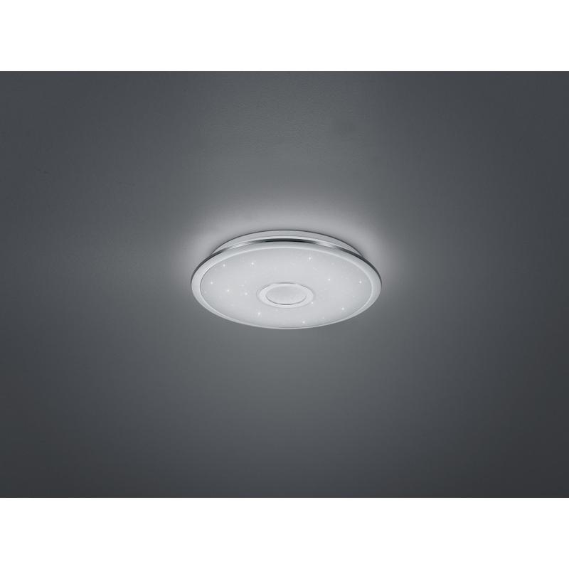 Trio OSAKA 678713006 mennyezeti lámpa króm műanyag incl. 1 x SMD, 30W, 3000 - 5500K, 3100Lm SMD 3100 lm 3000 K IP20 A+