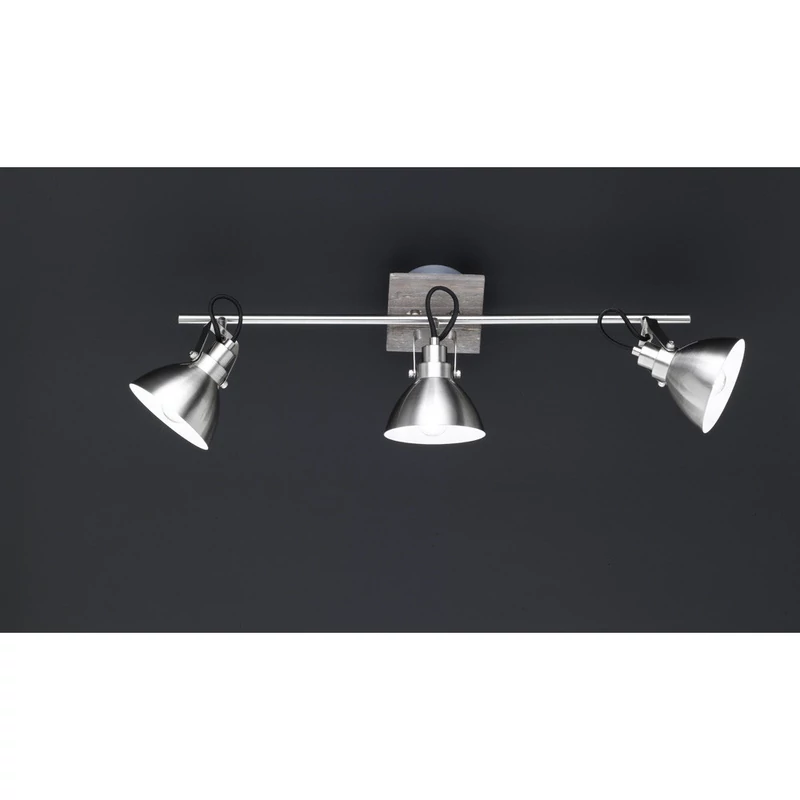 Trio TIMBER 805000330 mennyezeti lámpa fa fém excl. 3 x E14, max. 28W E14 3 db IP20