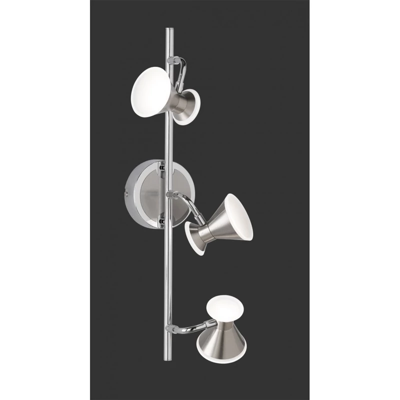 Trio DUKE 872110307 mennyezeti lámpa matt nikkel fém incl. 3 x SMD, 4,3W, 3000K, 400Lm 400 lm 3000 K IP20 A+