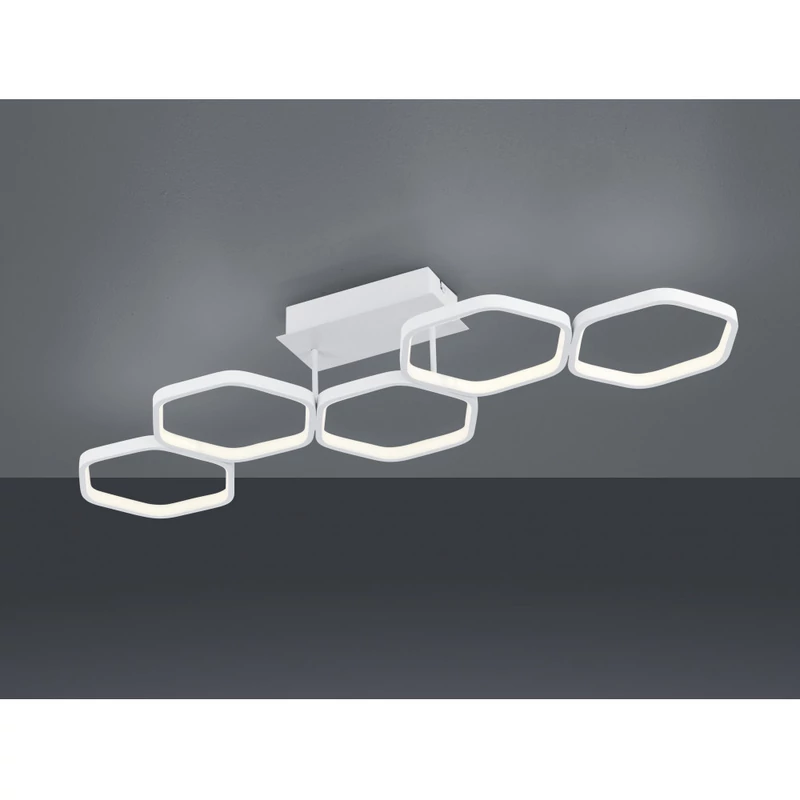 Trio Vigo R62055131 mennyezeti lámpa matt fehér fém incl. 24W LED/ 3000K/ 3000Lm SMD 3000 lm 3000 K IP20 A+