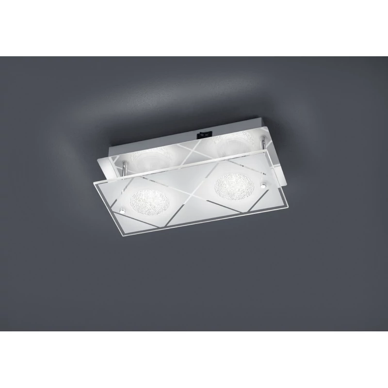Trio MARA R22452106 mennyezeti lámpa króm fém incl. 2 x GU10, 3W, 3000K, 250Lm GU10 2 db 230 lm 3000 K IP20 A+