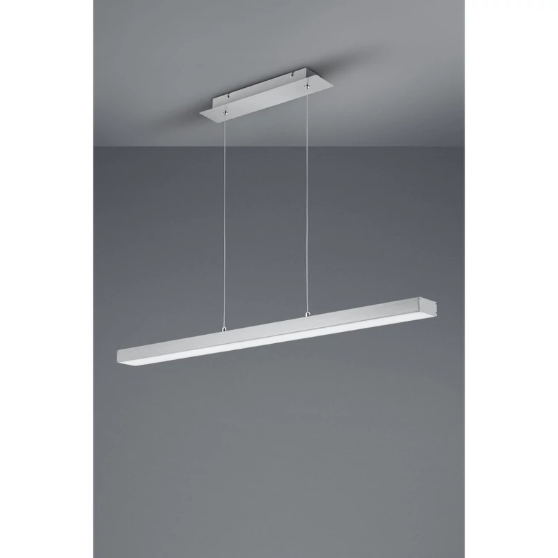 Trio AGANO R32801107 led függeszték matt nikkel alumínium incl. 1 x SMD, 18W, 3000+4000+5000+6500K, 1800Lm SMD 1800 lm IP20 A+