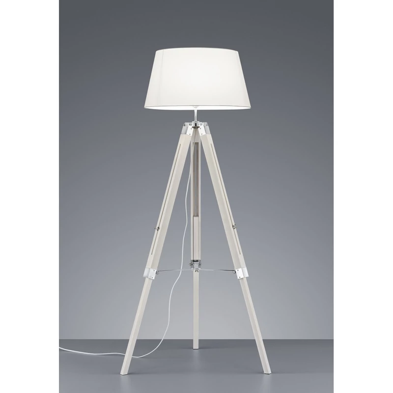 Trio TRIPOD R40991001 állólámpa fehér fa excl. 1 x E27, max. 60W E27 IP20