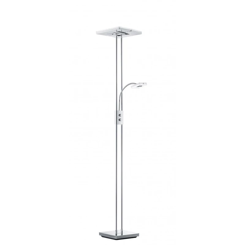Trio AVIGNON R42782106 állólámpa olvasókarral króm fém incl. 1 x SMD, 4,5W, 3000K, 350Lm 350 lm 3000 K IP20 A++