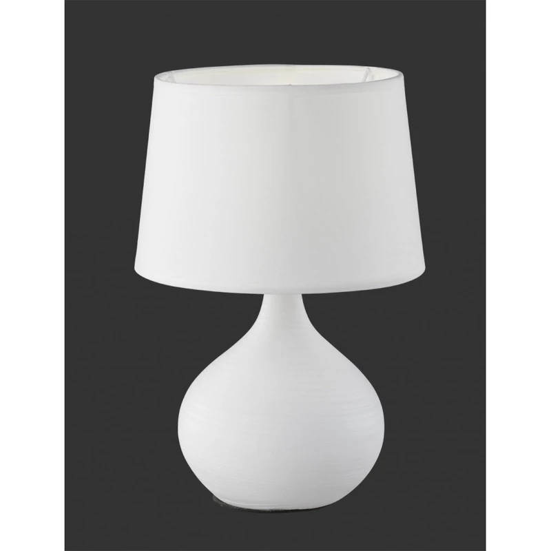 Trio MARTIN R50371001 éjjeli asztali lámpa fehér kerámia excl. 1 x E14, max. 40W E14 IP20