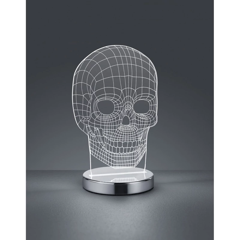 Trio SKULL R52461106 dekor lámpa króm fém incl. 1 x SMD, 7W, 3000+4000+6500K, 400Lm 400 lm 3000 K IP20 A