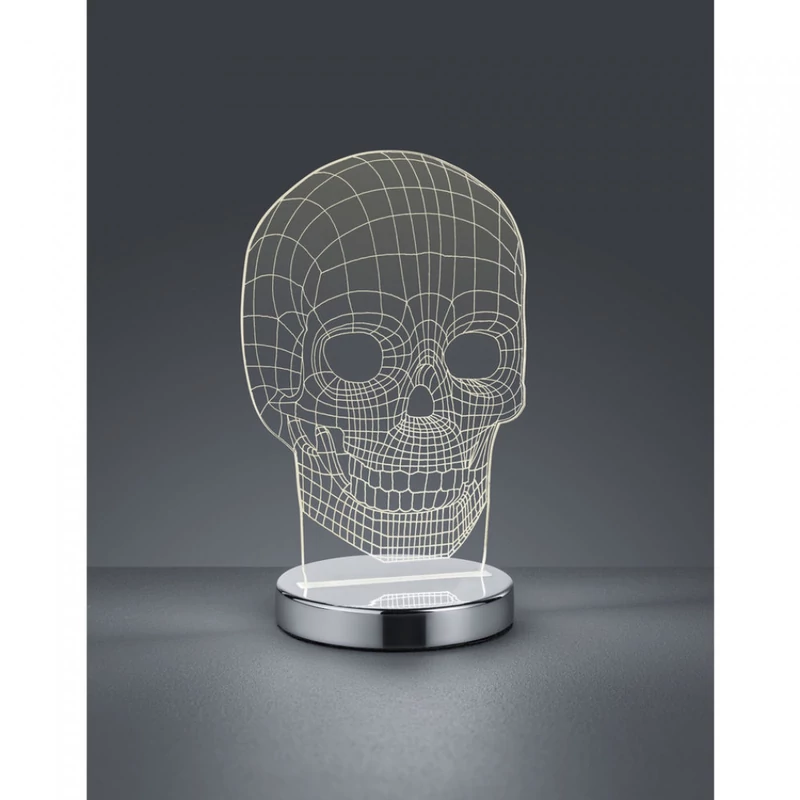 Trio SKULL R52461106 dekor lámpa króm fém incl. 1 x SMD, 7W, 3000+4000+6500K, 400Lm 400 lm 3000 K IP20 A