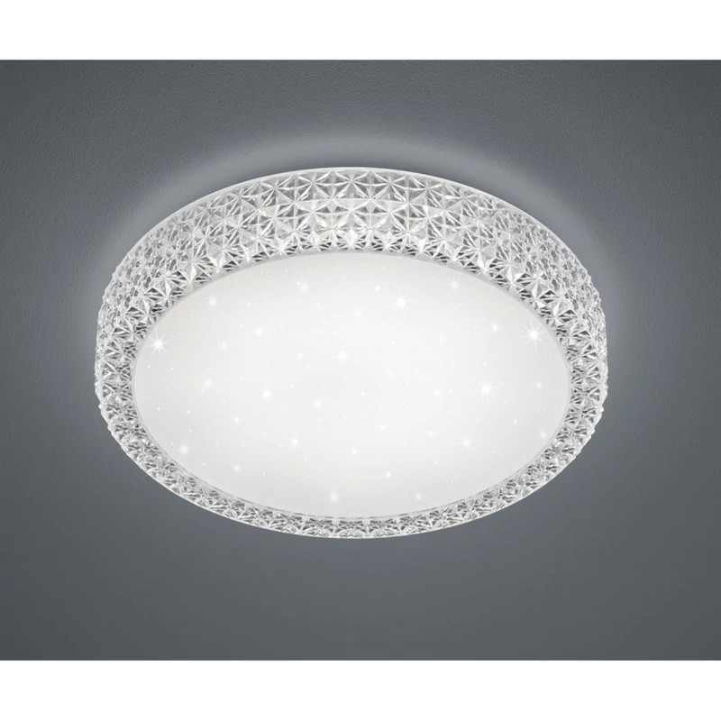 Trio PEGASUS R62423100 mennyezeti lámpa fehér akril incl. 1 x SMD, 27W, 3000 - 5500K, 2700Lm SMD 2700 lm IP20 A+
