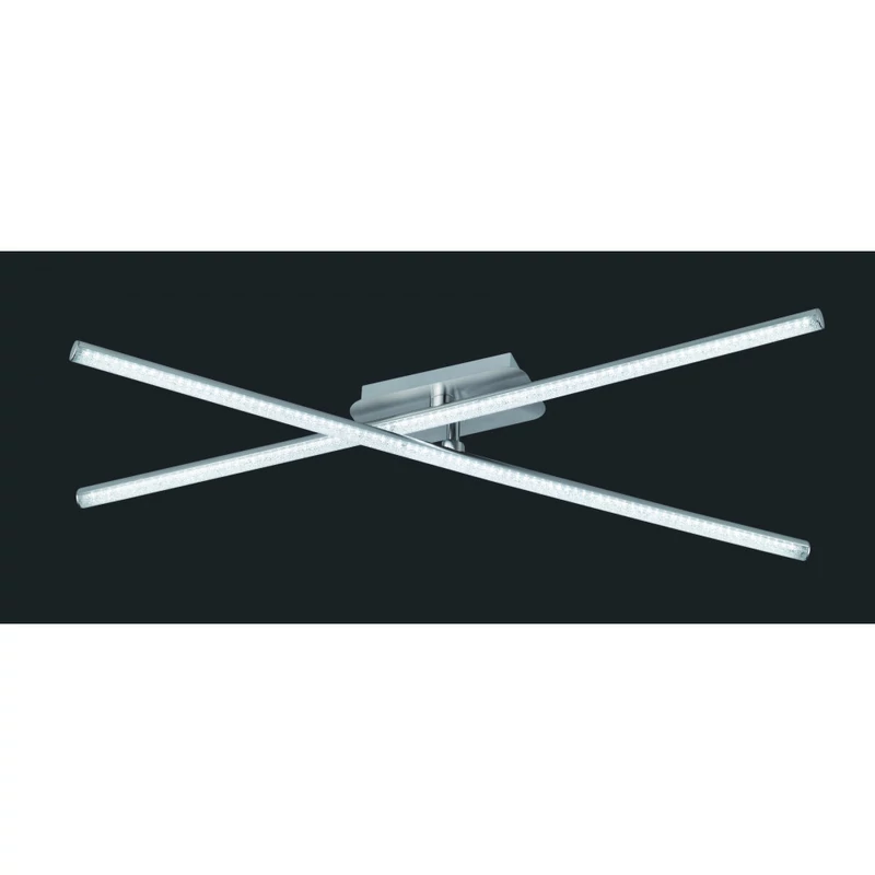 Trio CHAUSSEE R62462100 mennyezeti lámpa matt nikkel fém incl. 2 x SMD, 8W, 4000K, 800Lm 800 lm 4000 K IP20 A+