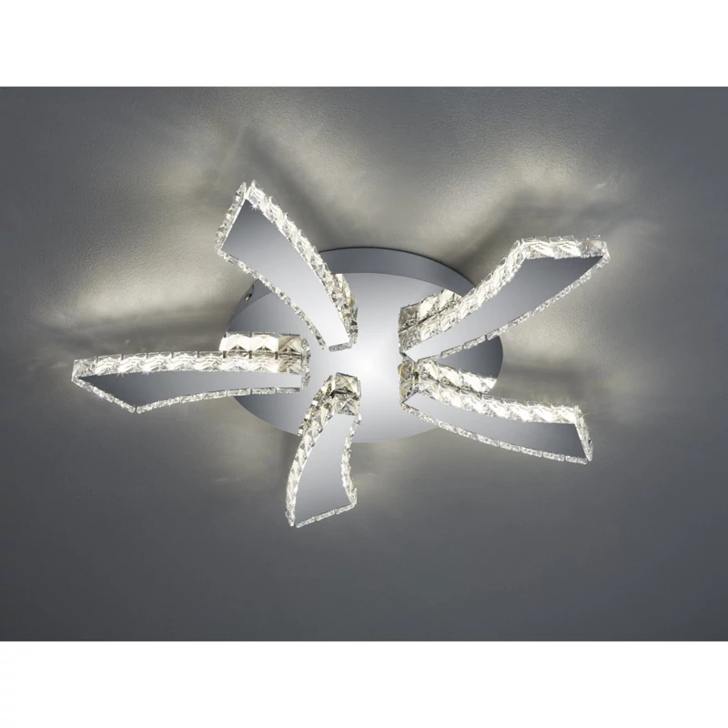 Trio PHIN R62485106 mennyezeti lámpa króm fém incl. 1 x SMD, 30W, 3000+4500+6500K, 3000Lm SMD 3000 lm IP20 A