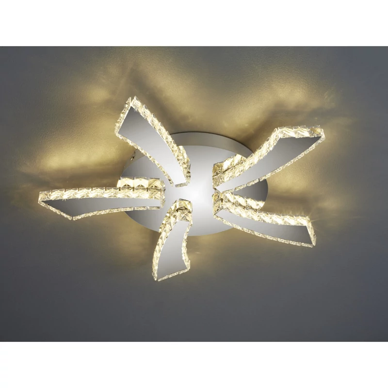 Trio PHIN R62485106 mennyezeti lámpa króm fém incl. 1 x SMD, 30W, 3000+4500+6500K, 3000Lm SMD 3000 lm IP20 A