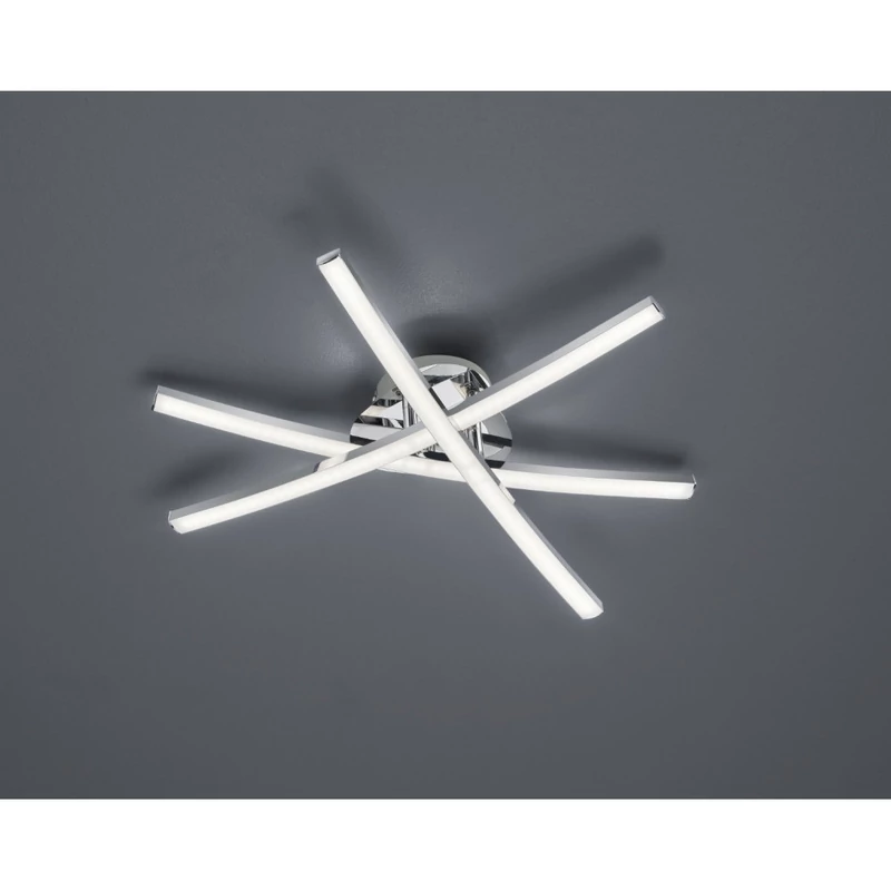 Trio CAPELLA R62491306 mennyezeti lámpa króm fém incl. 3 x SMD, 4,5W, 3000K, 400Lm SMD 400 lm 3000 K IP20 A+