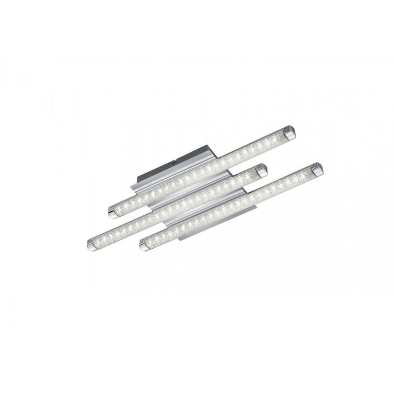 Trio STREET R62811500 mennyezeti lámpa króm fém incl. 3 x SMD, 4,5W, 3000K, 400Lm 400 lm 3000 K IP20 A++