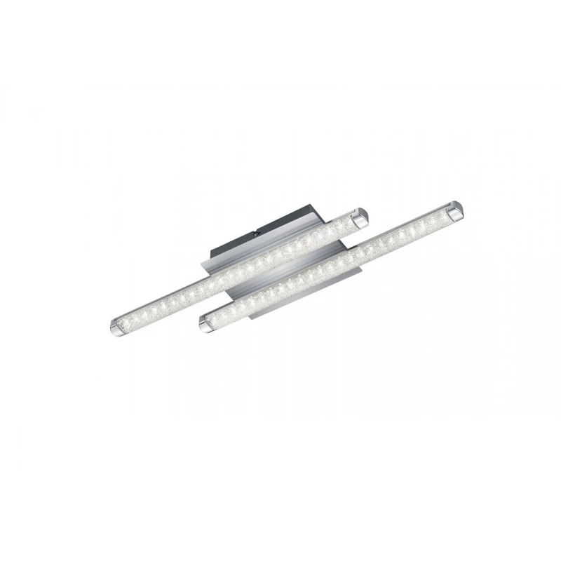 Trio STREET R62812100 mennyezeti kristálylámpa króm fém incl. 2 x SMD, 4,5W, 3000K, 400Lm 400 lm 3000 K IP20 A++