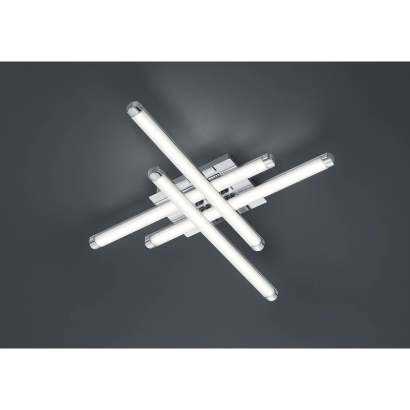 Trio STREET R62814106 mennyezeti lámpa króm fém incl. 4 x SMD, 4,5W, 3000K, 400Lm 400 lm 3000 K IP20 A++