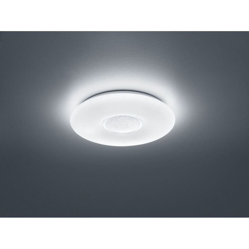 Trio AKINA R67541101 mennyezeti lámpa fehér műanyag incl. 21W LED, 3000-5500K, 2100Lm SMD 2100 lm IP20 A