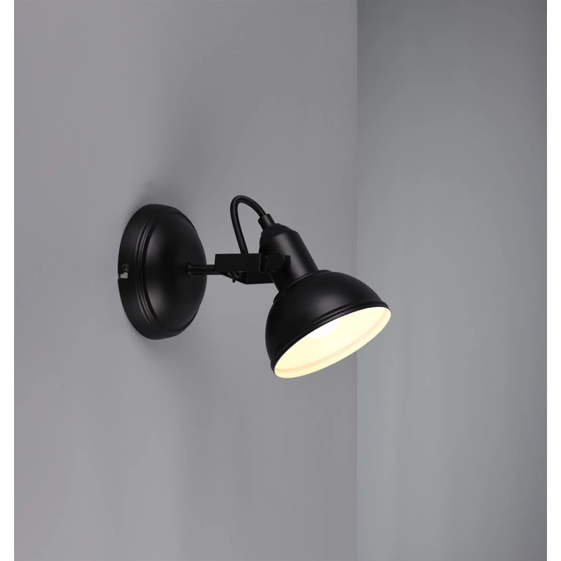 Trio GINA R80151032 falikar matt fekete fém excl. 1 x E14 E14 IP20