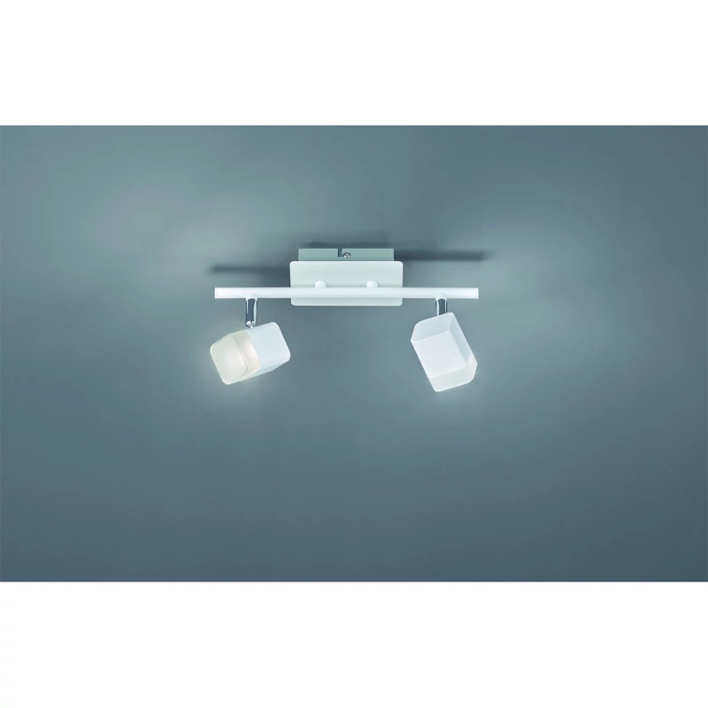 Trio ROUBAIX R82152131 mennyezeti lámpa matt fehér fém incl. 2 x SMD, 4W, 3000K, 400Lm SMD 400 lm IP20 A+